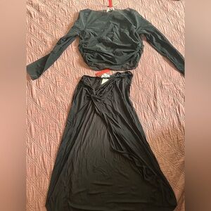 NWT Popilush Sheer Set or swim coverup size XL